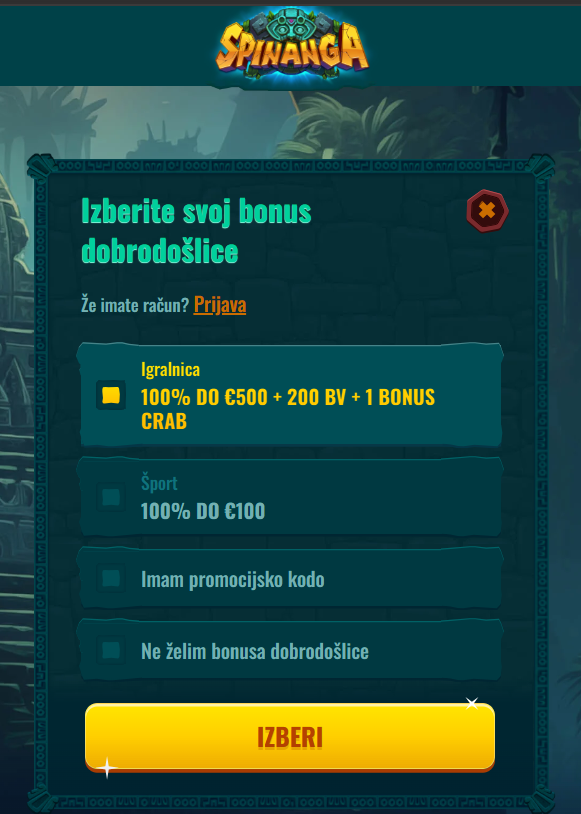 Spinanga Bonus