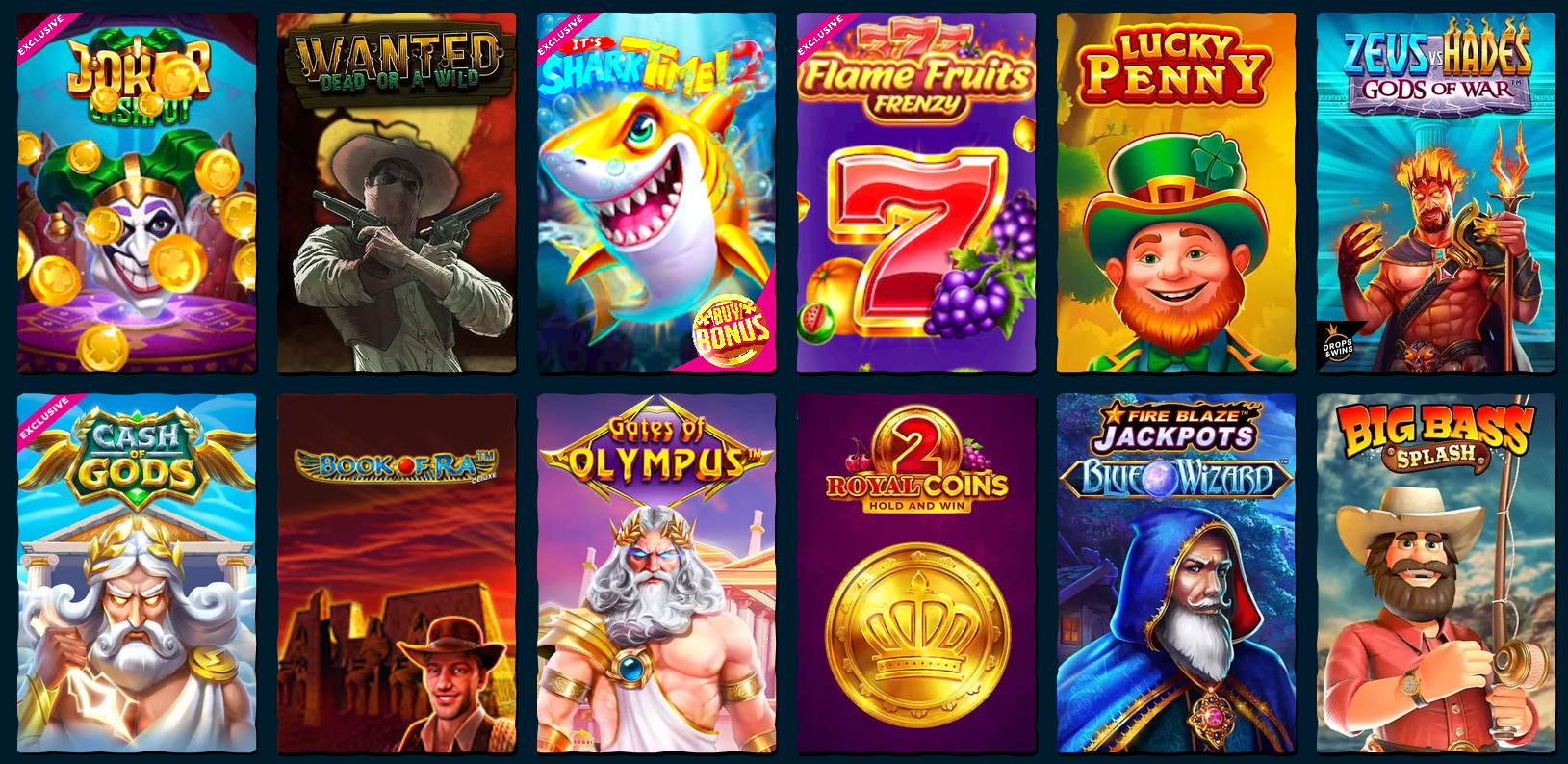 Spinanga Casino Igre