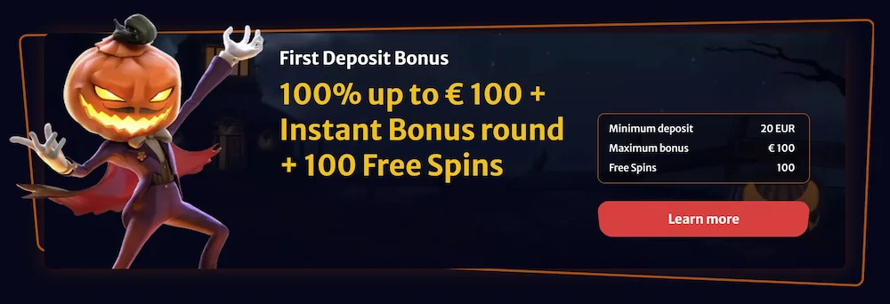 Dobrodošli bonus Hell Spin Casino s 100 odstotnim bonusom in brezplačnimi vrtljaji