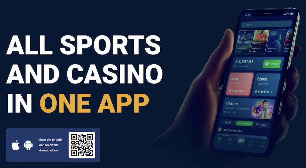 Mobilna aplikacija 20bet